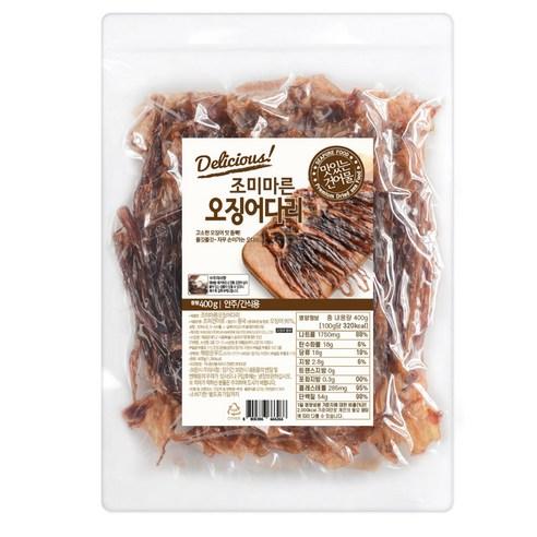 해맑은푸드 조미오징어 다리, 400g, 1개 - 조미오징어 | 쿠팡