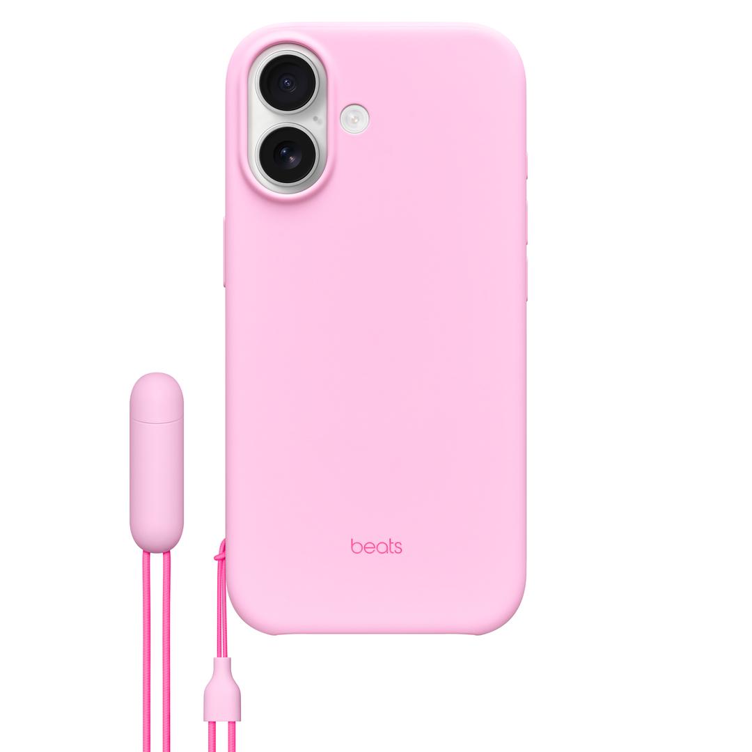 카메라 컨트롤 지원 MagSafe형 Beats iPhone 17 Kickstand 케이스 - 페블 핑크