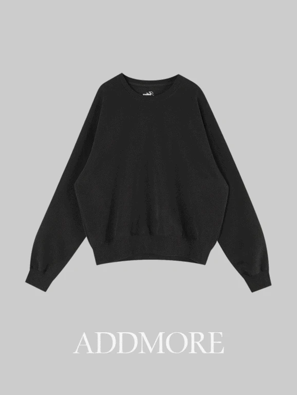 [💫오버핏맨투맨/스웻셔츠][에드모어] mts734 이즈 자수 루즈핏 맨투맨