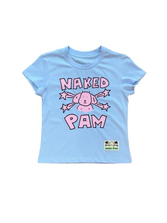 [ROCKSTAR FIT] SUPER COMICS PAM T SHIRT_BABY BLUE (3 SIZES)