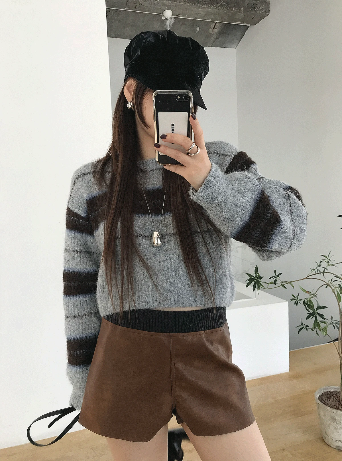 꼭사템* 25FW WISHED CROP KNIT (2COL)📍HIGH QUALITY