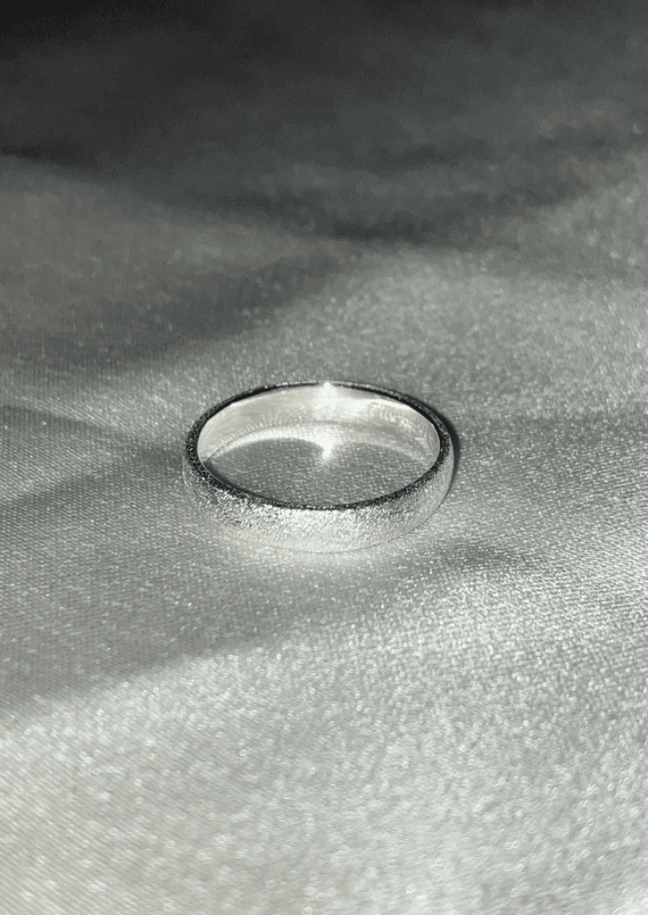 rough texture ring