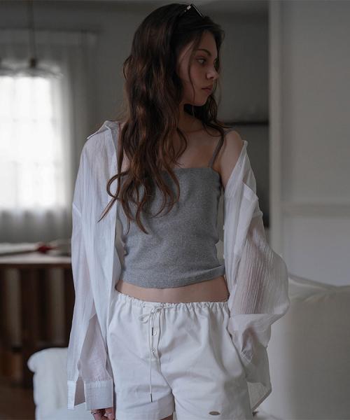 Summer Sheer Shirt [White]