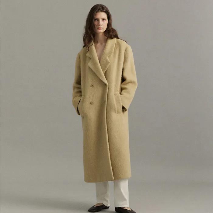 Amelie alpaca coat (butter)