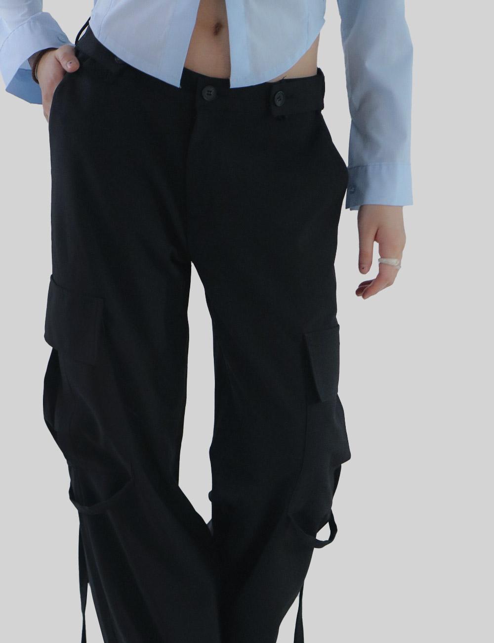 페이그 비조 스트랩 카고 슬랙스