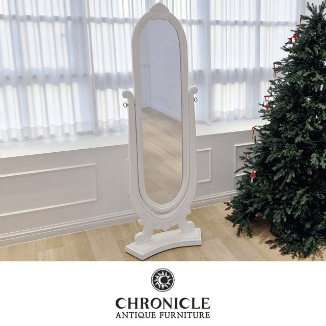 크로니클 엔틱 전신거울 화이트 인테리어 거울
