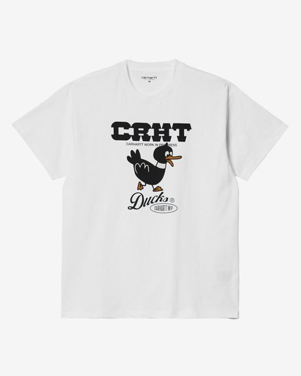 칼하트WIP CRHT 덕스 반팔티 S/S CRHT DUCKS T-SHIRT (White)
