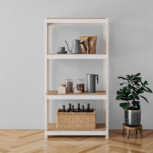 스피드랙 라이트 무볼트 조립식 철제 앵글 4단 선반 - 수납가구 | 쿠팡