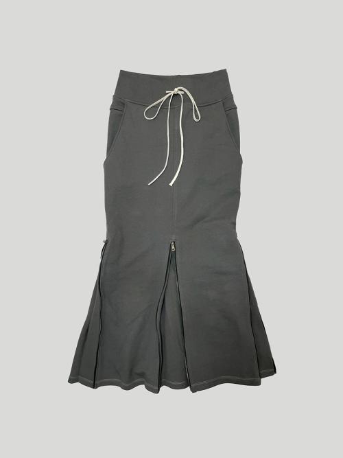 ANTIQUE ZIPPER MAXI SKIRT