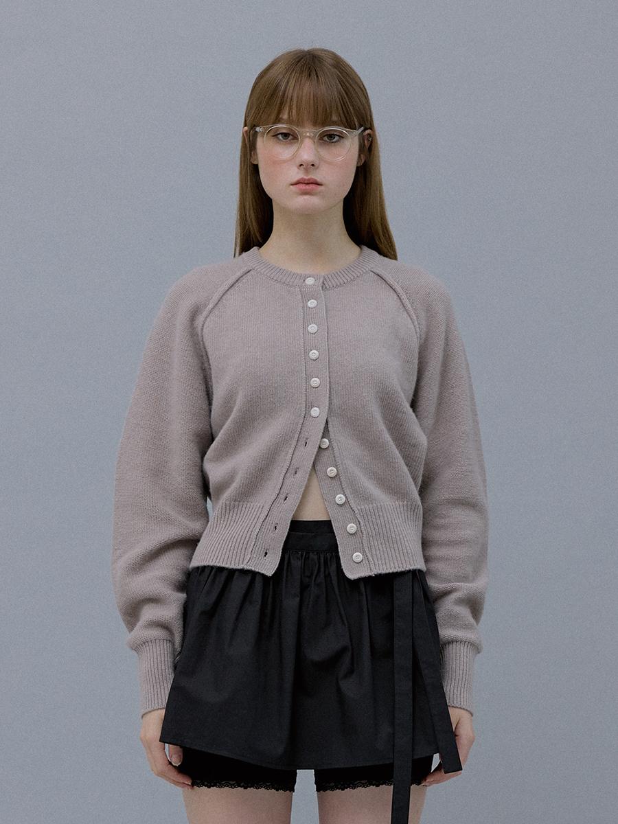 Soft Winter Cardigan (Beige Gray)