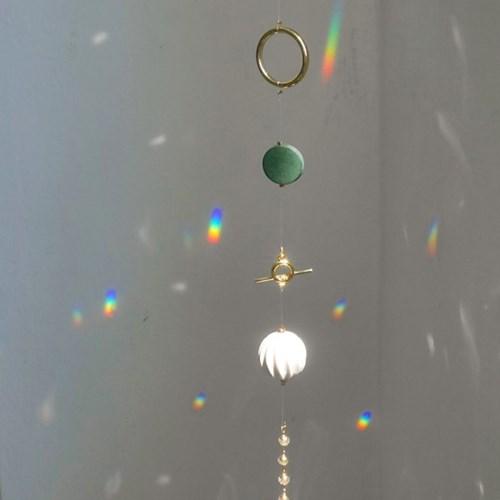 sun catcher _ green charm