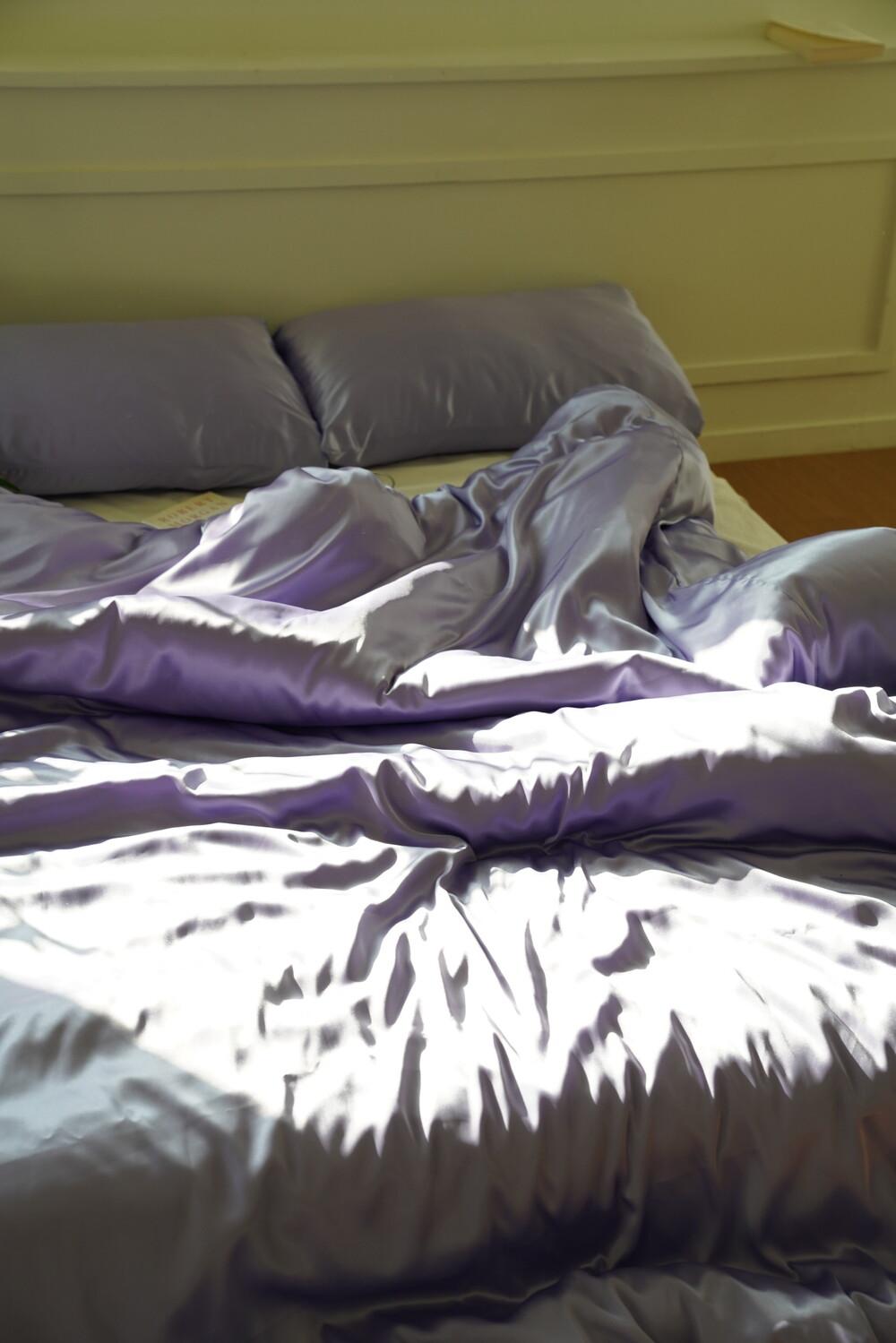Lavender Satin 이불커버