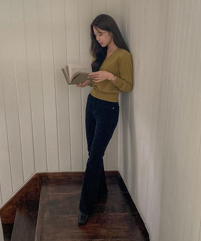 메이글 [11일순차배송/🏆M.BEST] 코듀로이 슬림 부츠컷 팬츠 - 3 size