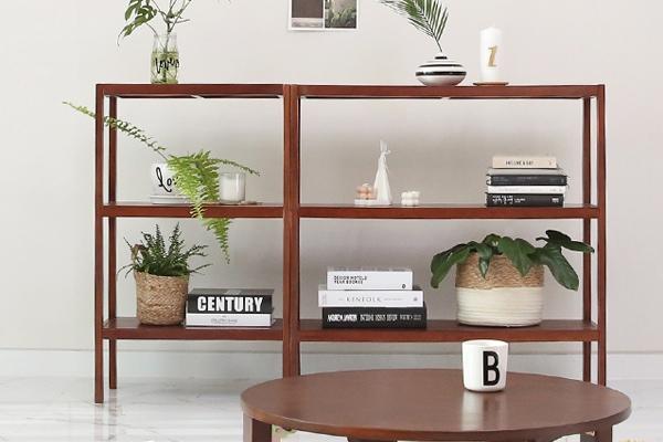 브라우니 원목 3단 벤치선반 3size