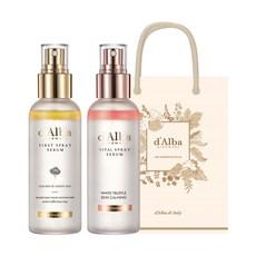 달바 화이트 트러플 퍼스트 스프레이 세럼 100ml + 화이트 트러플 바이탈 스프레이 세럼 100ml + 기프트백 세트, 1세트
