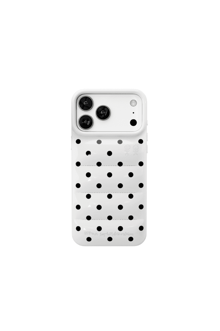 [예약주문] THE PUFFER CASE® - INVERSE POLKA DOTS