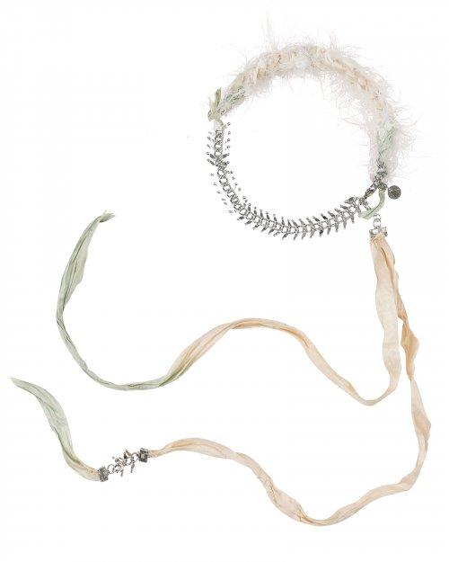 루루(RURU)  ROUGH SCARF NECKLACE WHITE - 후기 | 무신사