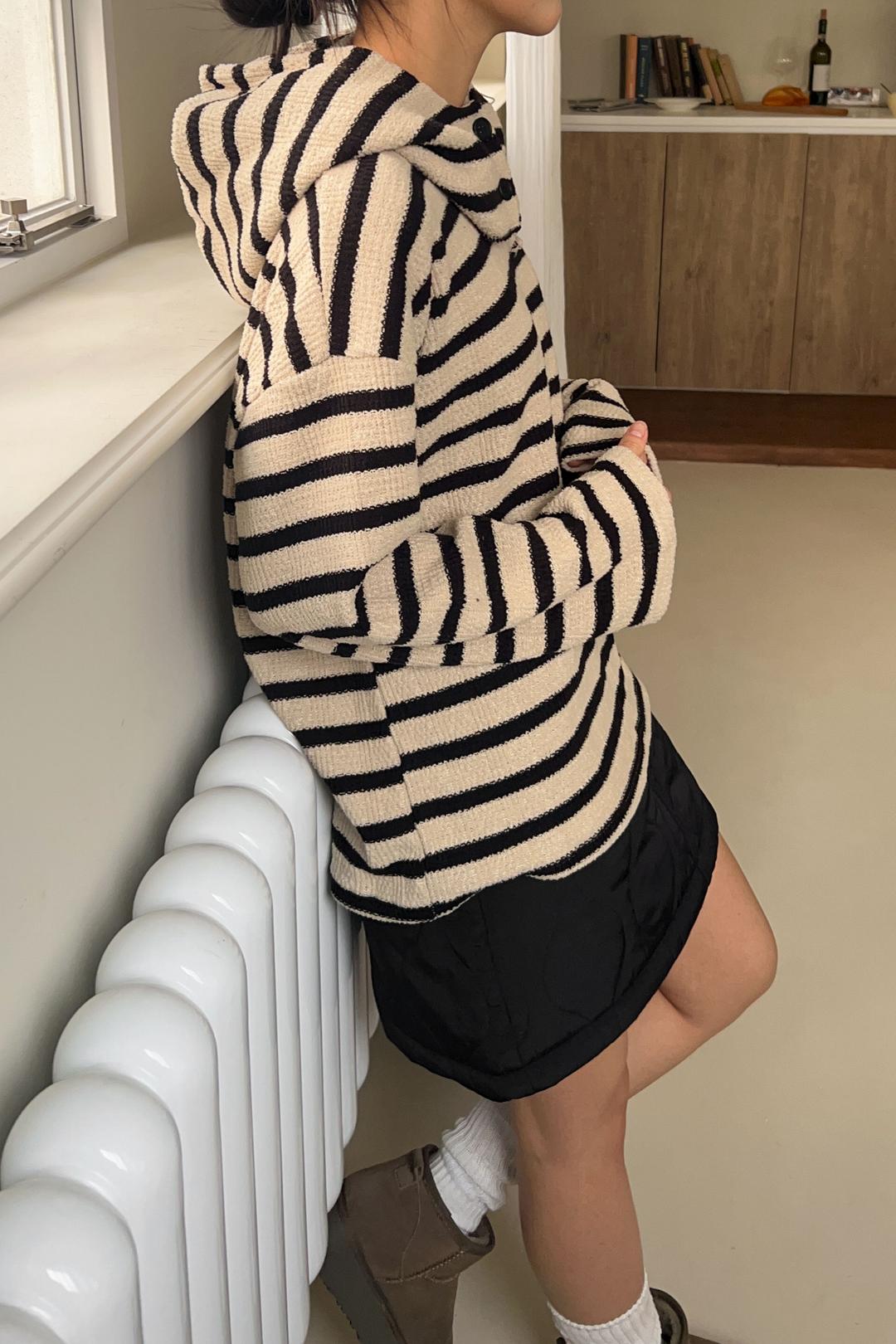 STRIPE BALACLAVA TEE