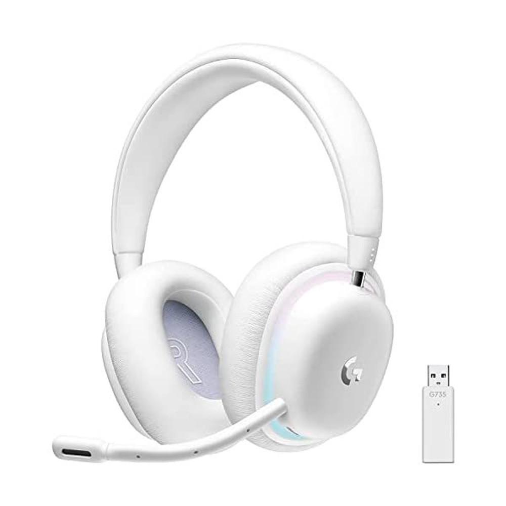 로지텍 Logitech G735 오로라 무선 게이밍 블루투스 헤드셋 헤드폰 화이트