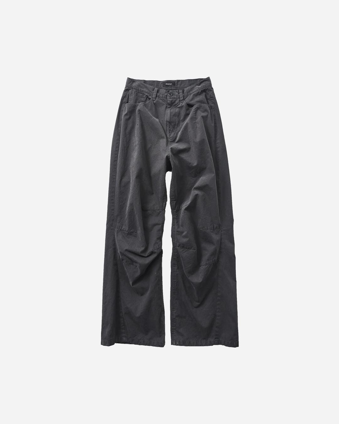 AV PLEATS PANTS (WASHED CHARCOAL)