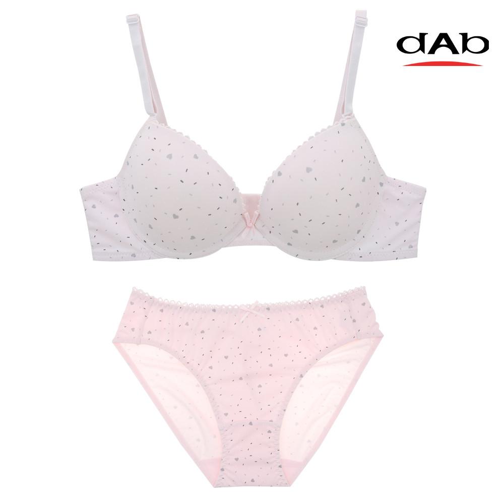 댑코리아 하트 스프링클 브라팬티세트