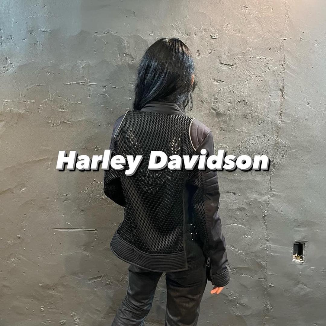 할리데이비슨 매쉬 레이어드 바이커자켓
