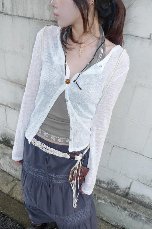 히피디피 candy cardigan (4color)