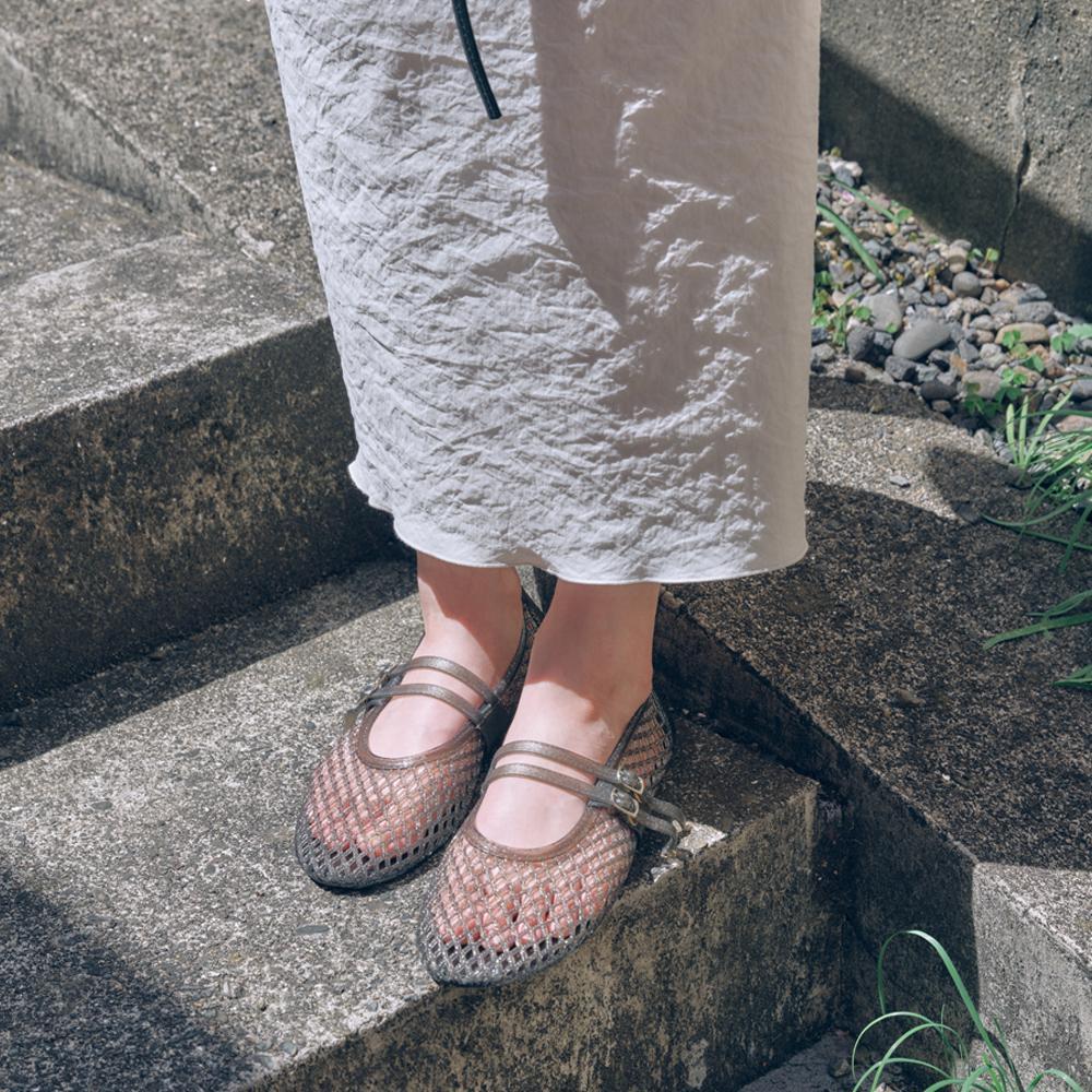 [25SS] 카멜레 네트젤리 플랫 Grey 1cm