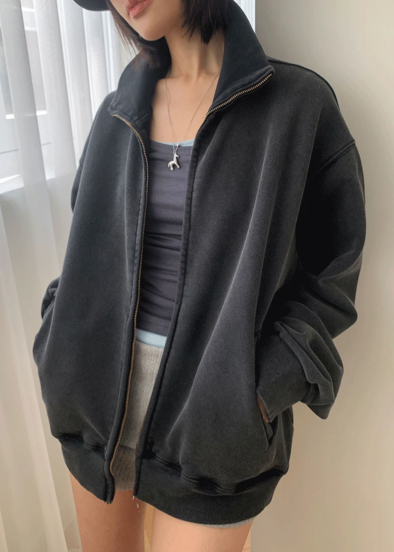 PIGMENT SWEAT ZIP-UP (2color)