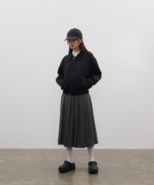 스탠다드 롱 플리츠 스커트