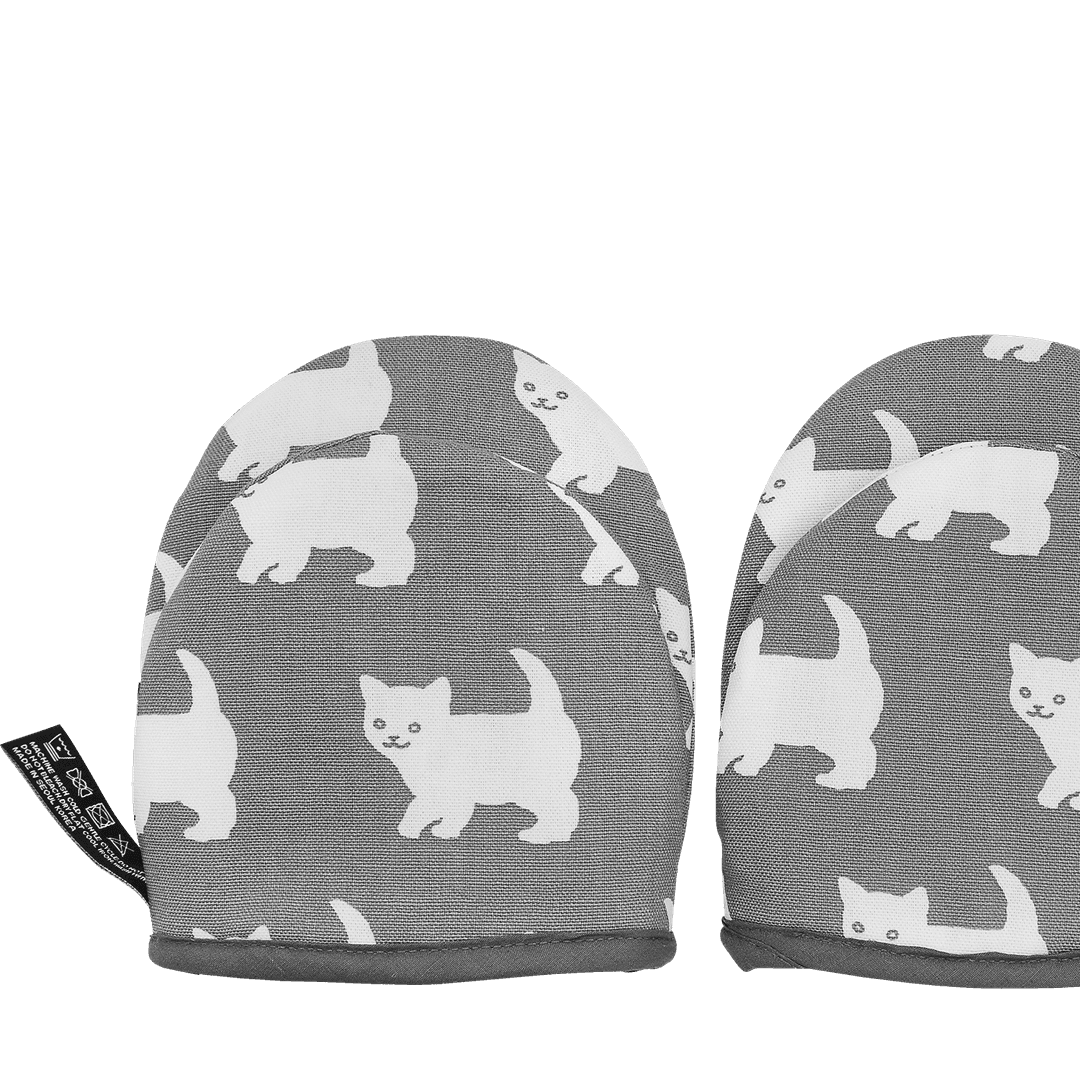 Happy Kitty Kitchen Glove  해피 키티 주방 장갑 세트