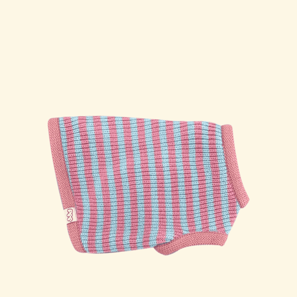 STRIPE KNIT VEST (PINK)