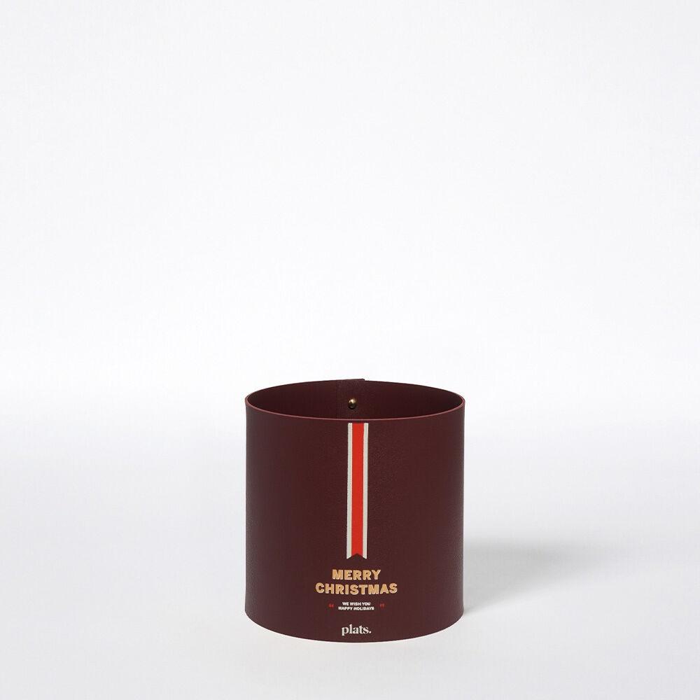 크리스마스 에디션 팟커버 레더_S 단품