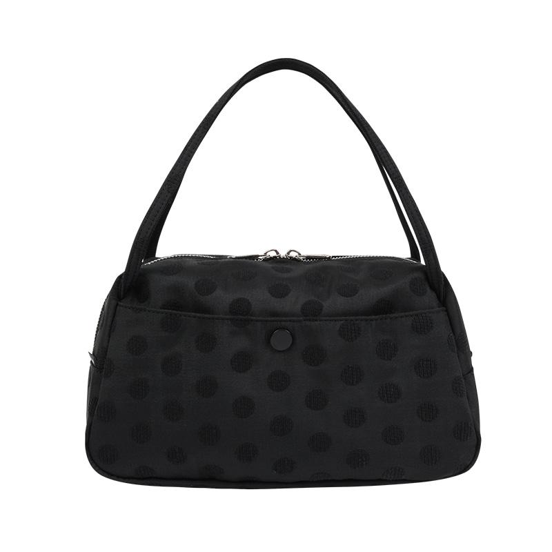 TIDY MINI BOSTON TOTE (Dot Black)