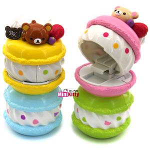 리락쿠마 케익모양 껌통 캔디 케이스