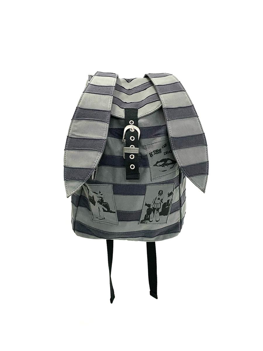 SAUCE GUYS CLUB Punk Bunny Patchwork Backpack