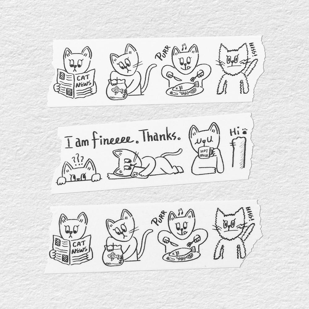 [돌콩블루] Lou's Daily Life 마스킹테이프