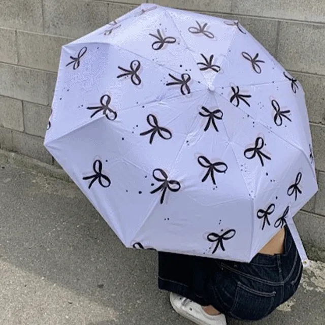 ☀🌂☔ 3단자동우산 리본우산 우양산 여름 양산 귀여운우산 소녀 y2k 감성