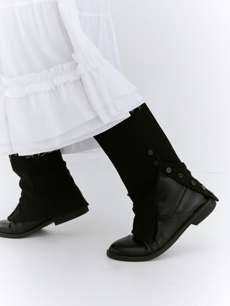 RIBBED COMFY PANTS (BLACK)