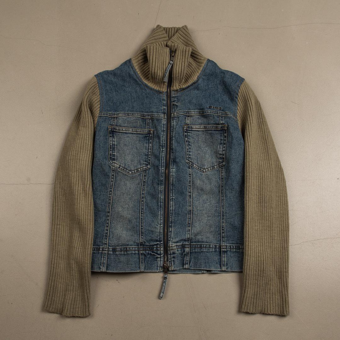 Knit X Denim Jacket 0394 W