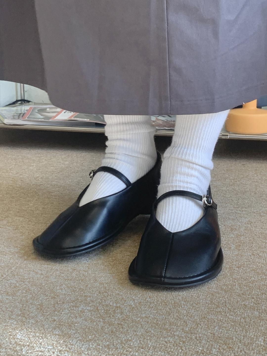 루미 라운드 메리제인 플랫 슈즈 (3 color)