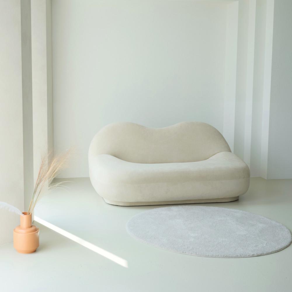 베스테브로 쉘 2 소파 160cm 190cm 패브릭 라운드 곡선 2인용 3인용