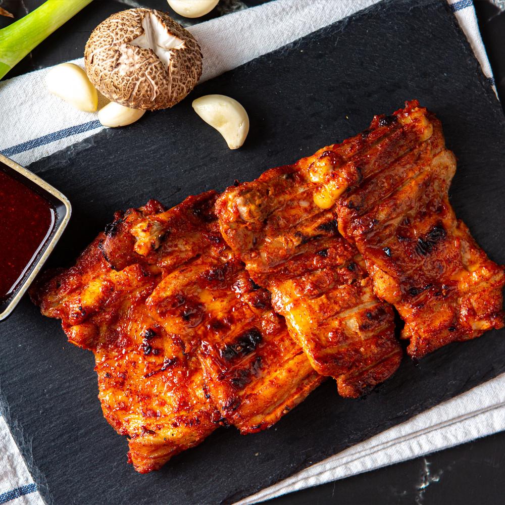 춘천 초벌구이 양념 숯불 닭갈비 원육1kg 소스기본제공