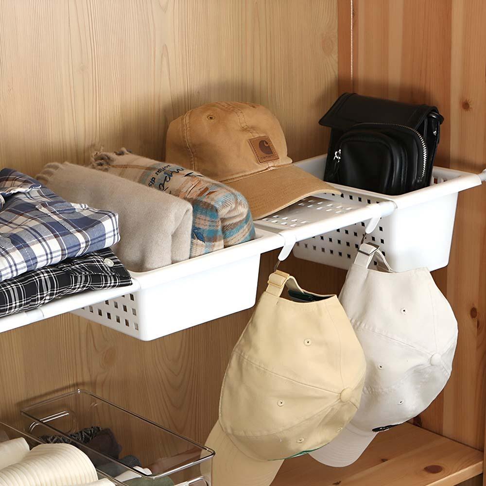 압축봉 선반 바구니