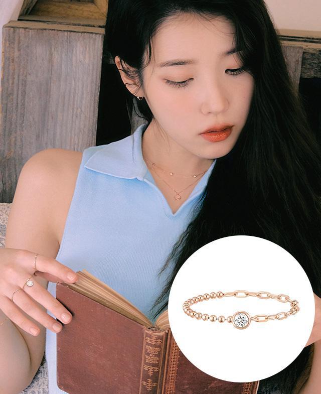 [아이유 PICK] J.Fenella 14K 탄생석 반지 (JJJTRQ1BS030R4140)