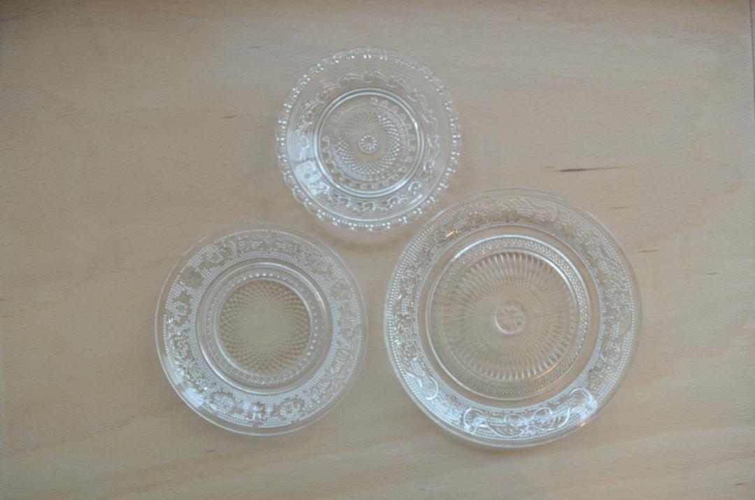 lace glass plate