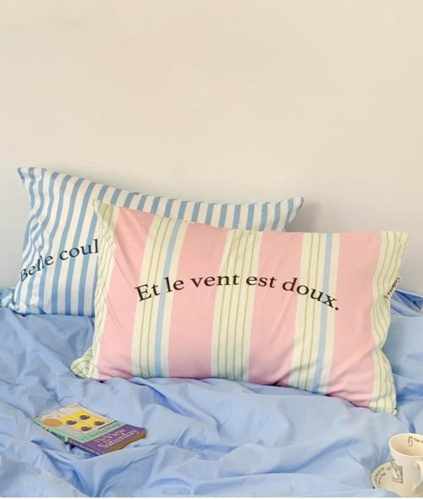 코지풀 60수 캔디 스트라이프 베개커버