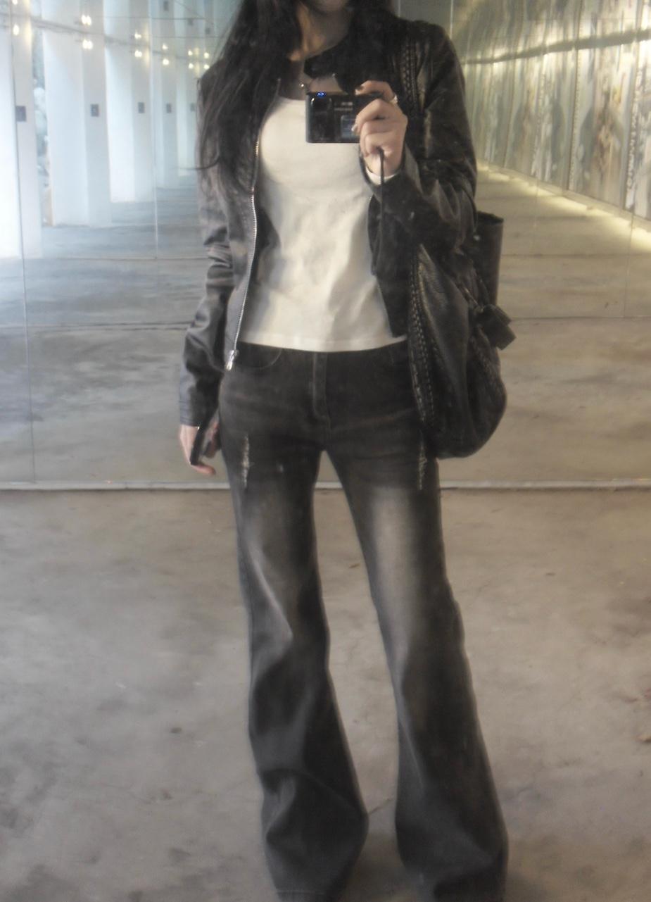 슬립오버 black boots cut pt