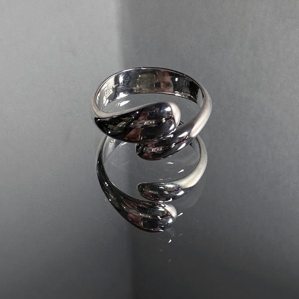 SILVER DROP RING(925 Silver)
