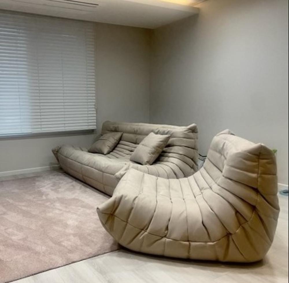 PH 17 코너 + 3인용 패브릭 모듈쇼파 이지클린 3인소파 4인소파 토고쇼파 : 옐로우라이트